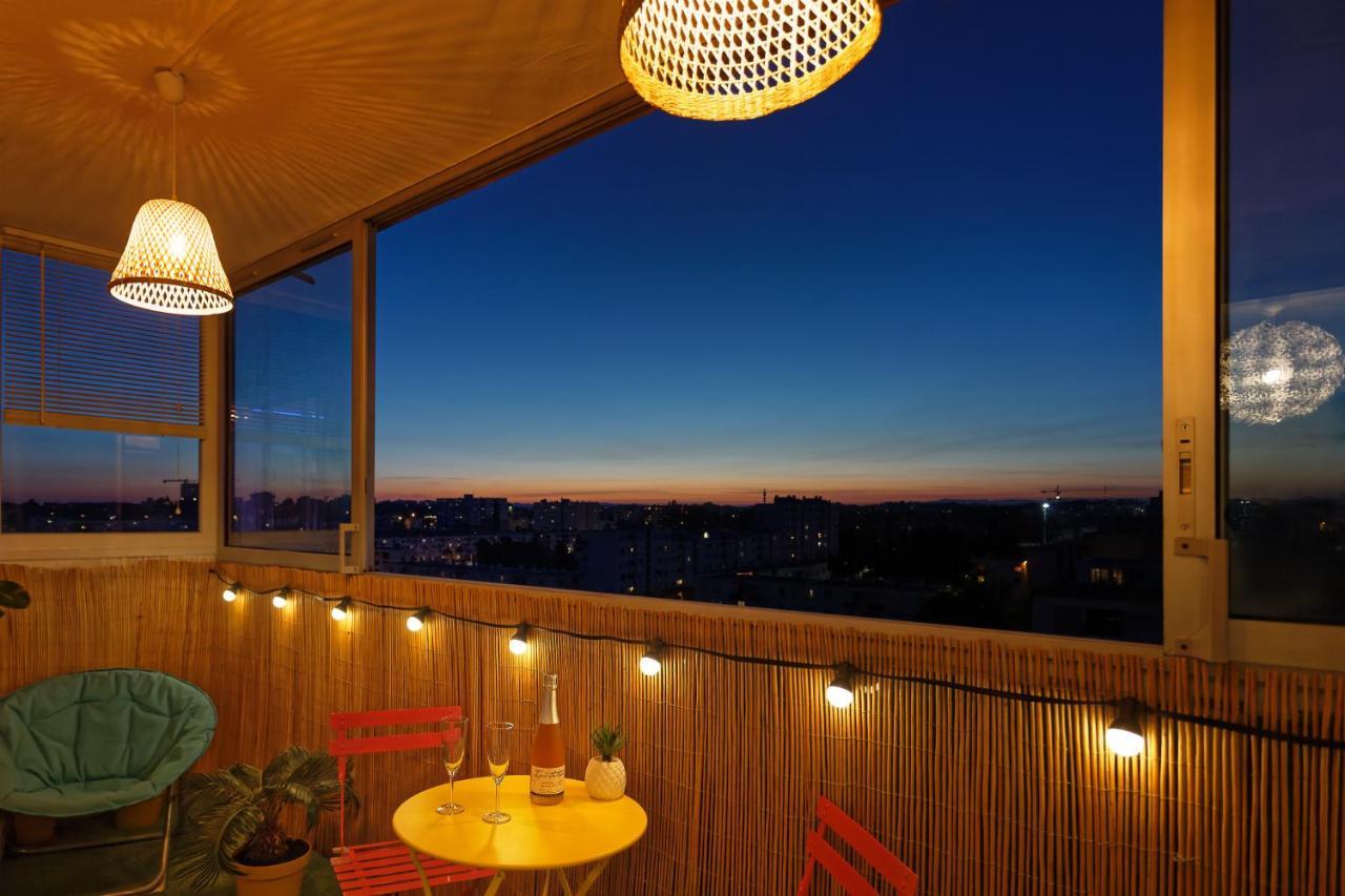 מונפלייה Smile Home-Nid Panoramique Vue Wow ! Spadeco - Loungezen - Terrasse Ensoleillee - Arrivee Autonome - Netflix - Emplacement Ideal - Lumineux - Renove A Neuf - Wifi Fibre - מראה חיצוני תמונה